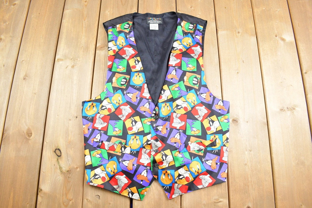 Vintage 1990s Looney Tunes Silk Vest