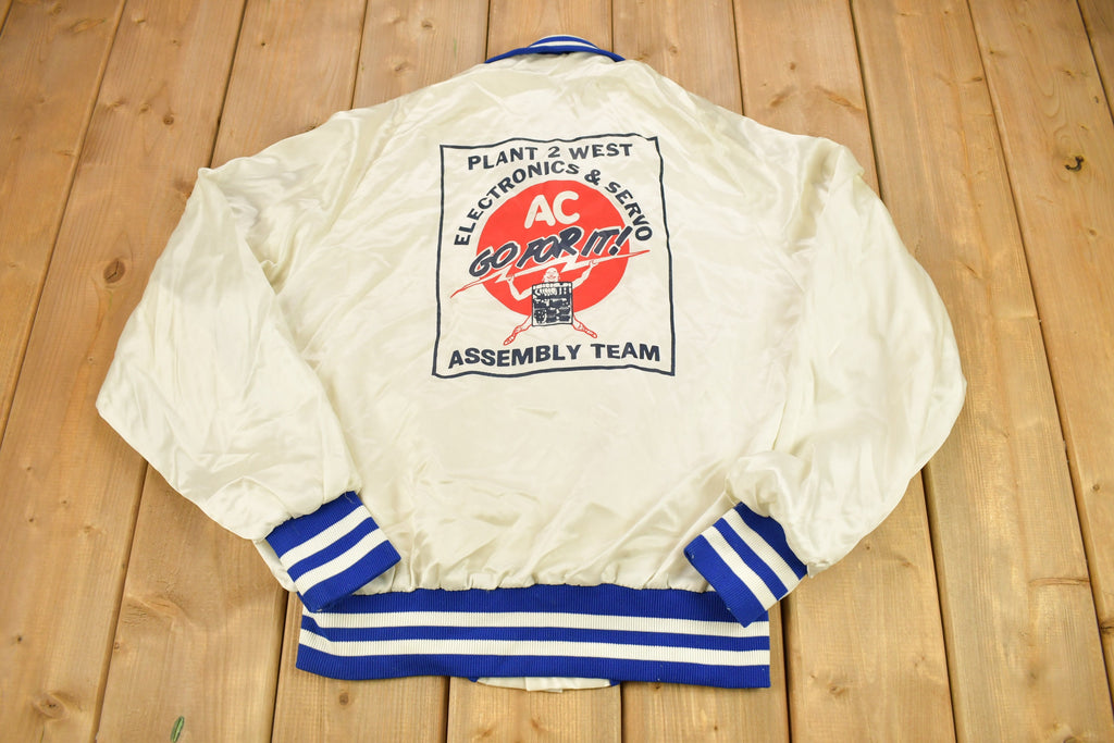 Vintage 1970s Plant 2 West Electronics & Servo Windbreaker Jacket