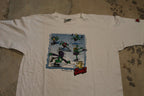 Vintage 1995 T-Shirt ZWI Comic Strip Ice Skating T Shirt