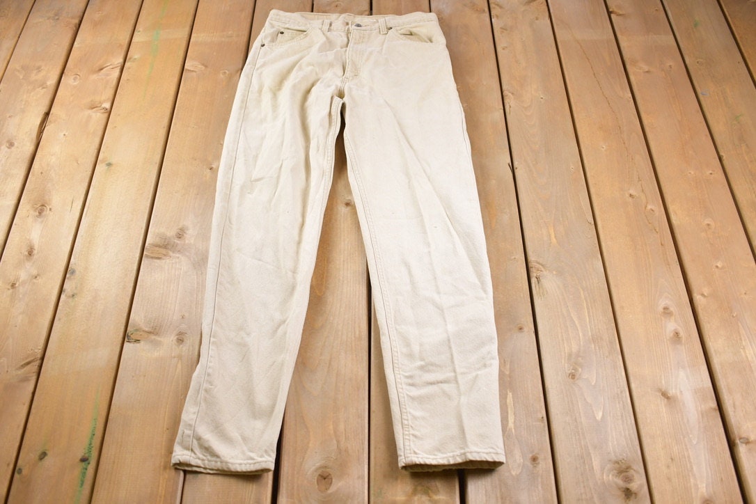 Vintage 1990s Levi 550 Orange Tab Jeans Size 32 x 32