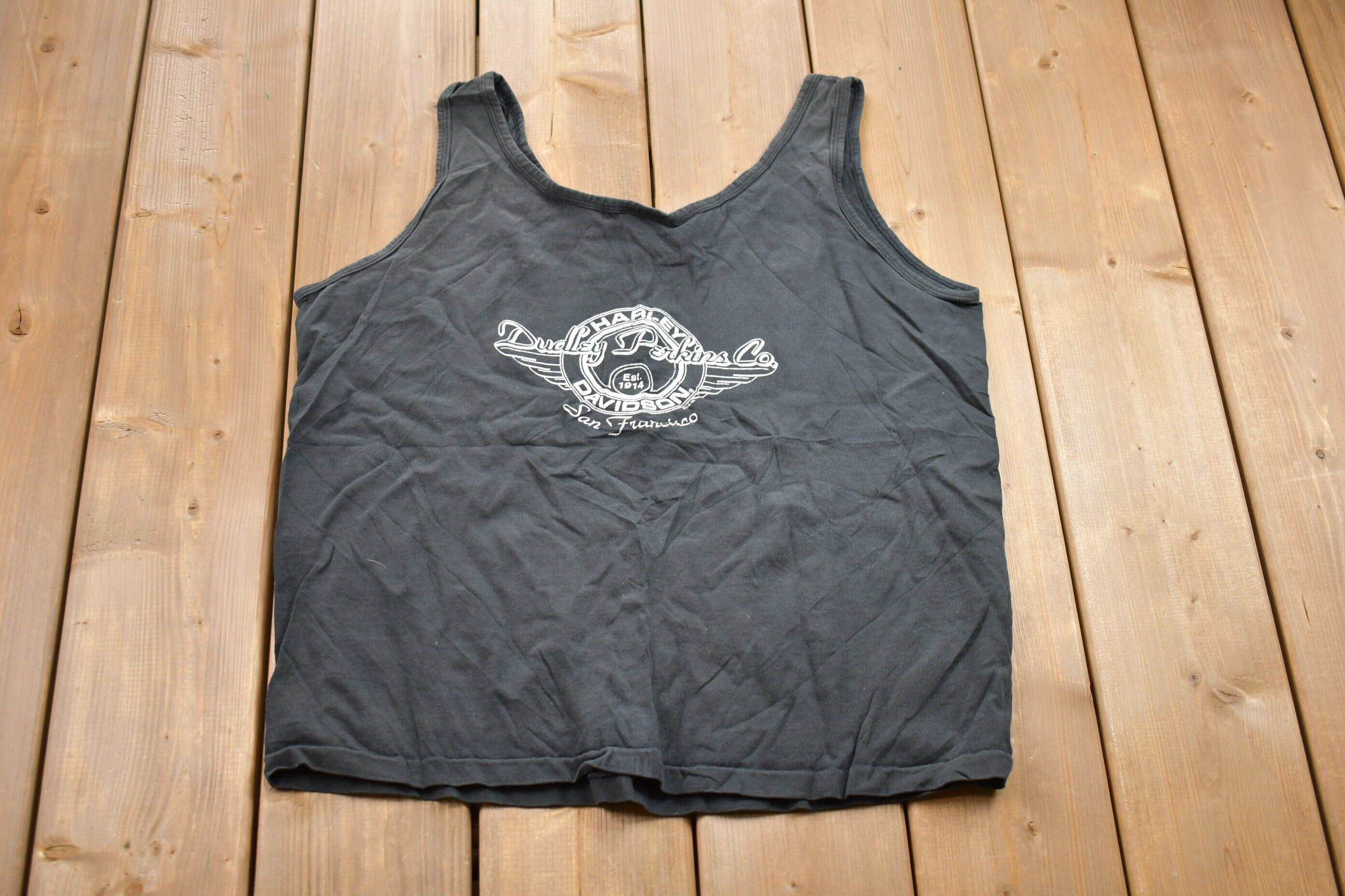 Vintage 1990s Harley Davidson Graphic Tank Top