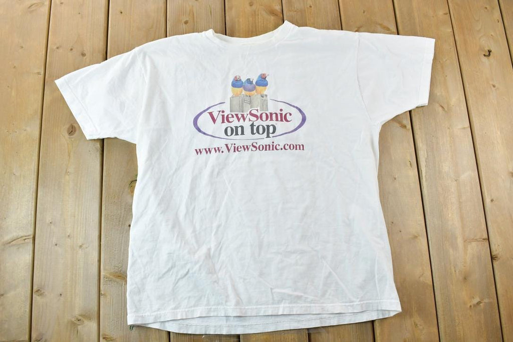 Vintage 1990s Viewsonic PC Computer Souvenir T-Shirt