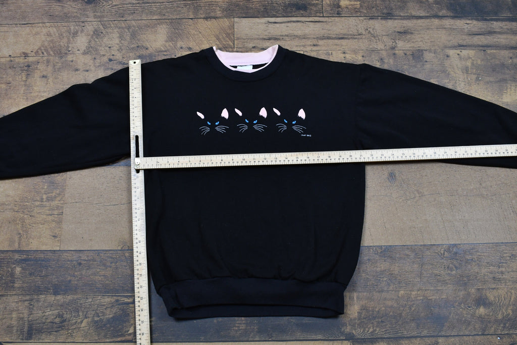 Vintage 1986 Cats Graphic Crewneck