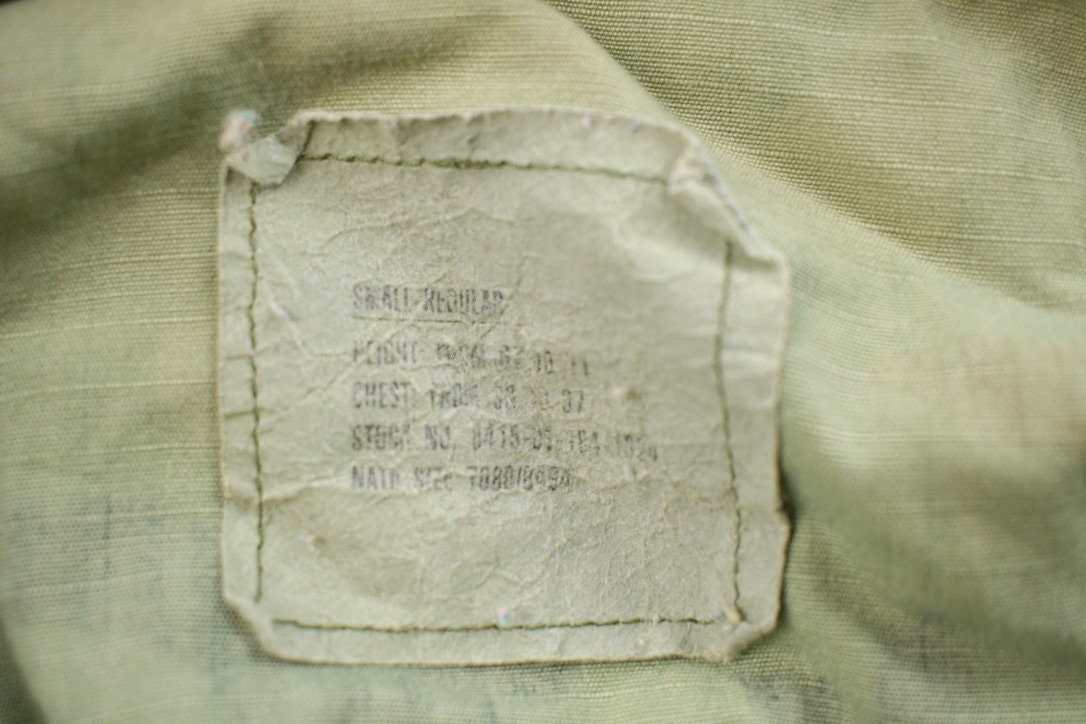 Vintage Military Button Up Shirt