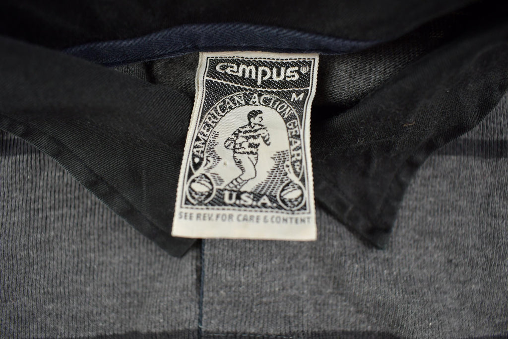 Vintage 1990s Campus Rugby Sweatshirt Made In USA