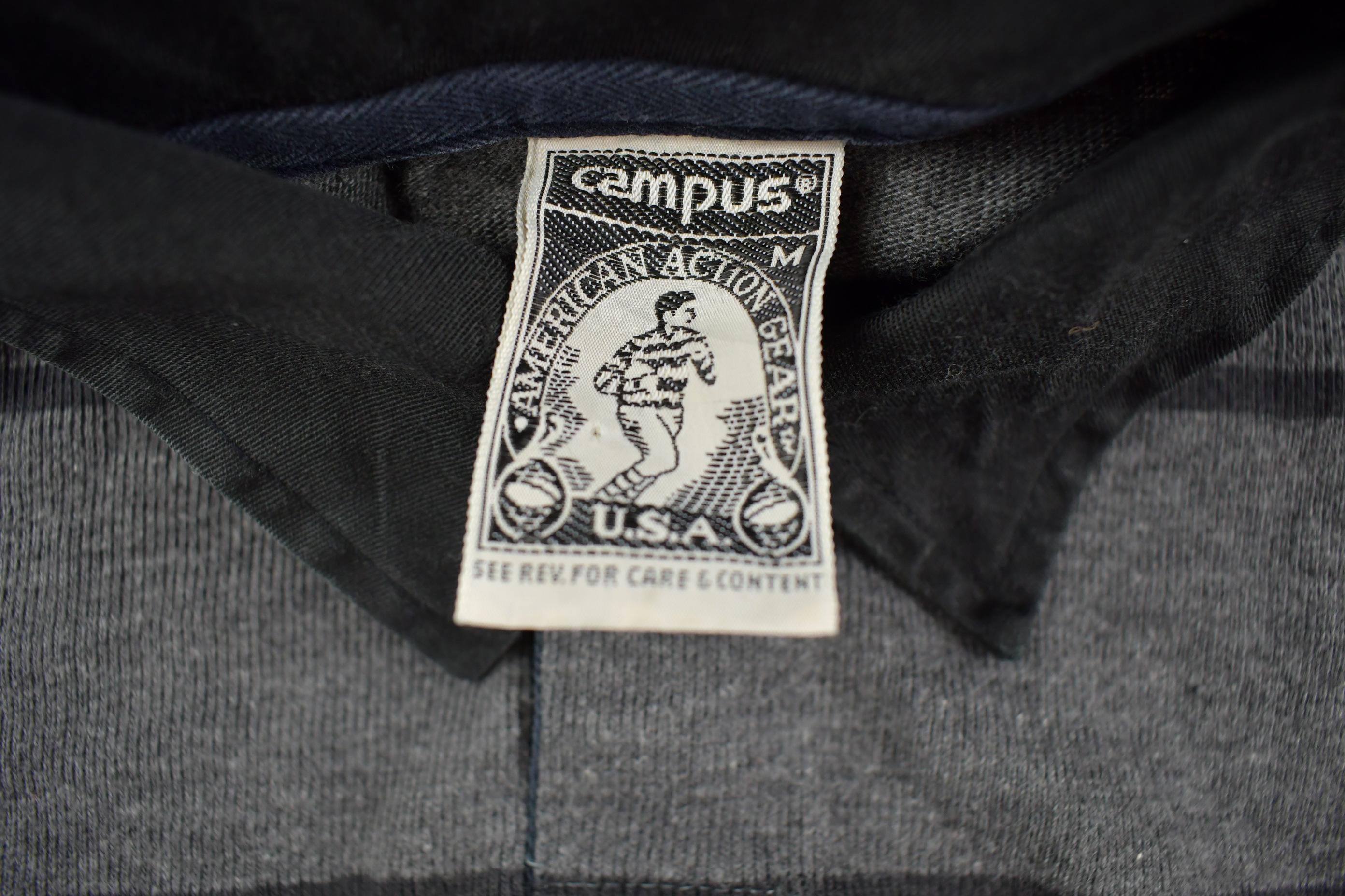 Vintage 1990s Campus Rugby Sweatshirt Made In USA