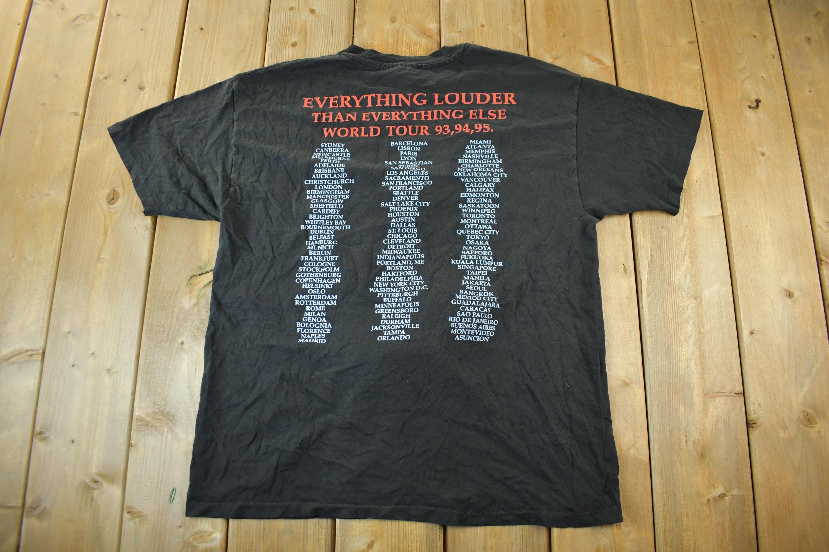 Vintage 1994 Meat Loaf Everything Loader Tour Band T-Shirt Men's XL