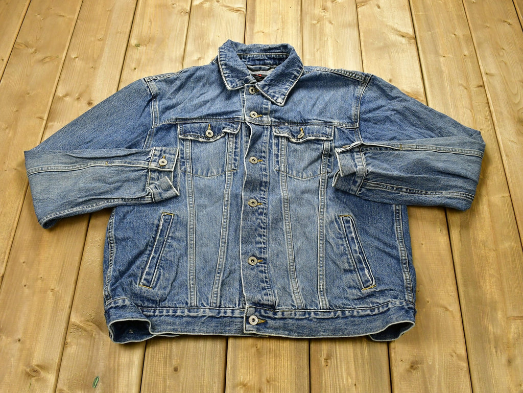 Vintage 1990s Emergency Exit Denim Jean Jacket