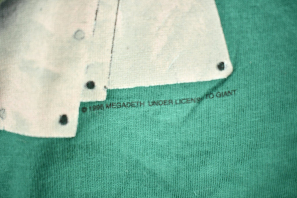 Vintage 1995 Megadeth Youthanasia Band T-Shirt
