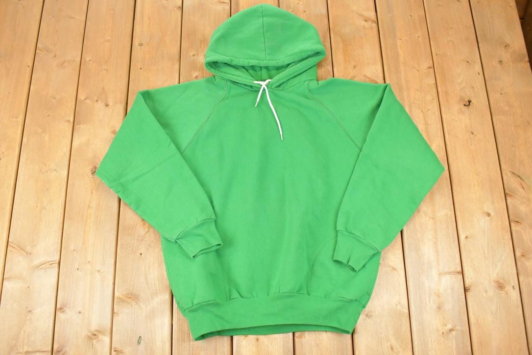 Vintage 1990s Personalities Of Waterloo Blank Hoodie Sweatshirt Men's L