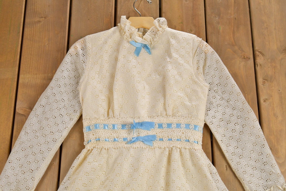 Vintage 1950s Prairie Dress
