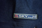 Vintage 1990s Private Member Quarter Zip Fleece Sweater