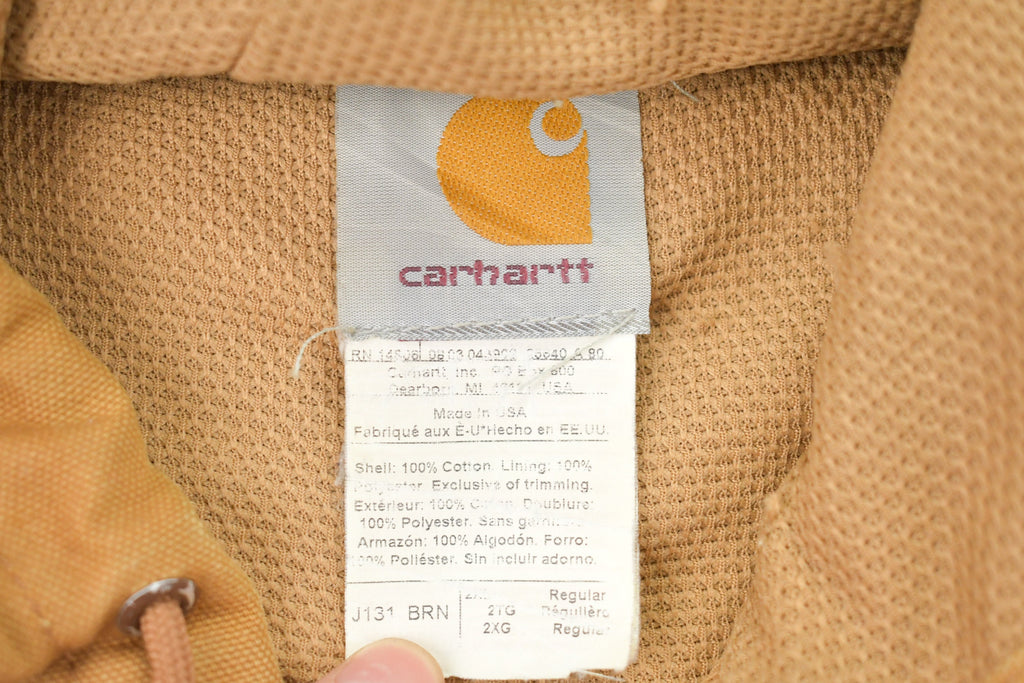 Vintage 1990s Carhartt Full Zip Hooded Jacket