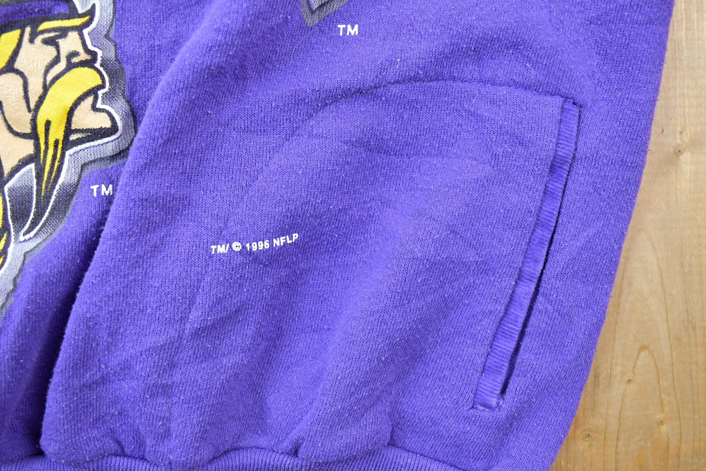 Vintage 1990s Minnesota Vikings Logo 7 NFL Crewneck Sweatshirt