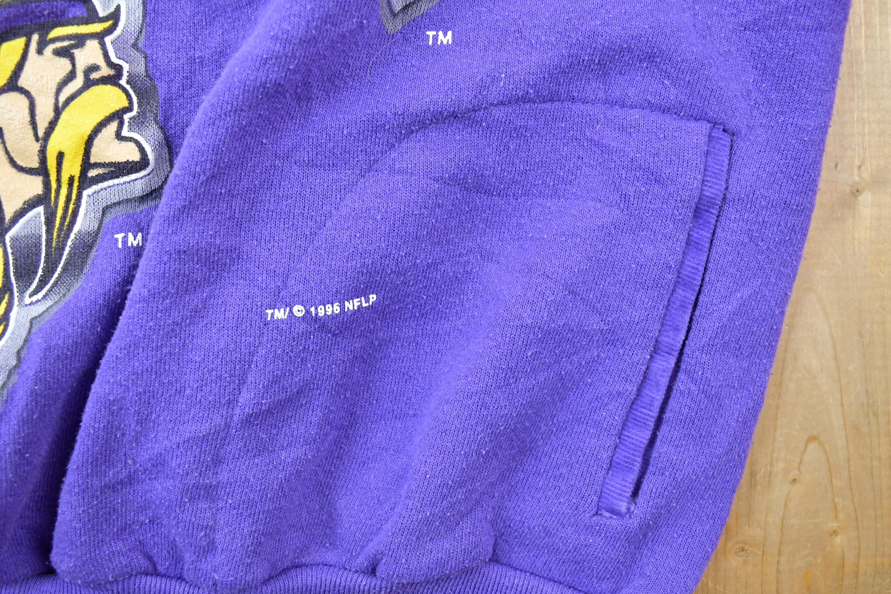 Vintage 1990s Minnesota Vikings Logo 7 NFL Crewneck Sweatshirt