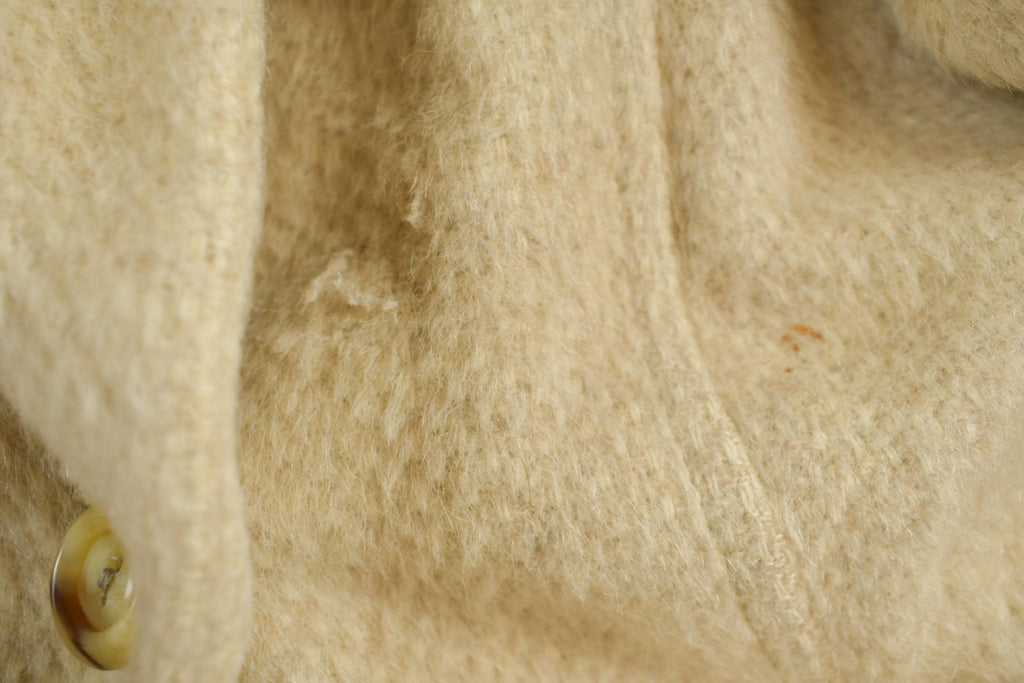 Vintage 1980s Saunders And Gold Wool Trench Coat