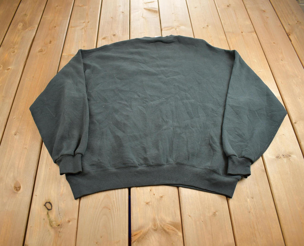 Vintage 1990s Dunkirk Ladies Aux Fire Dept Embroidered Souvenir Travel Crewneck Sweatshirt Made In USA