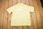 Vintage 1970s Deadstock American Aero Lights Embroidered Polo T Shirt
