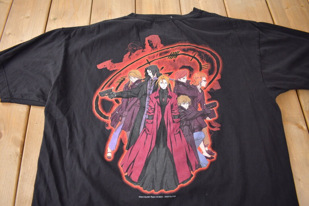 Vintage 2003 Witch Hunter Robin Anime Promo T-Shirt