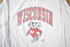 Vintage 1990s University Of Wisconsin Crewneck Made In USA Size L