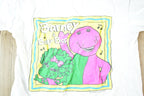 Vintage 1992 Barney And Baby Bop Souvenir Cartoon T-Shirt Youth XS