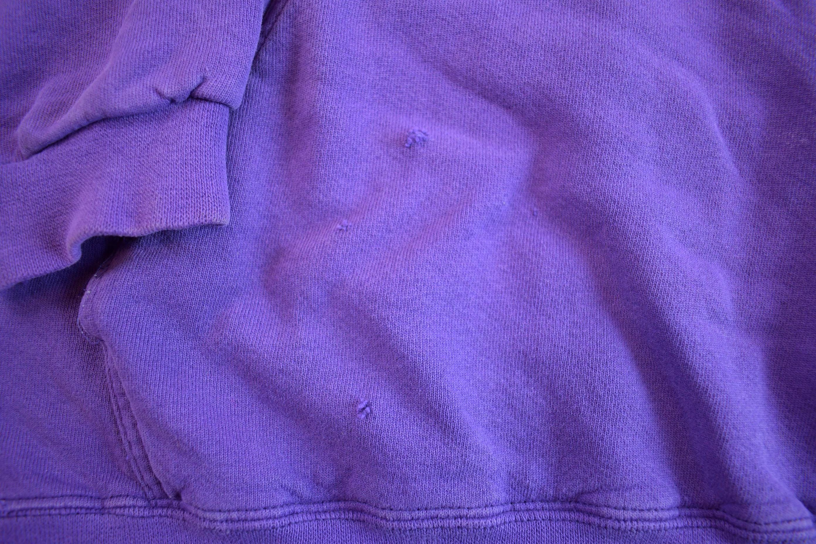 Vintage 1990s Sun-faded Purple Nike Hoodie Made In USA- Large