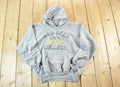 Vintage 1980s Red Deer College Hoodie Mens S