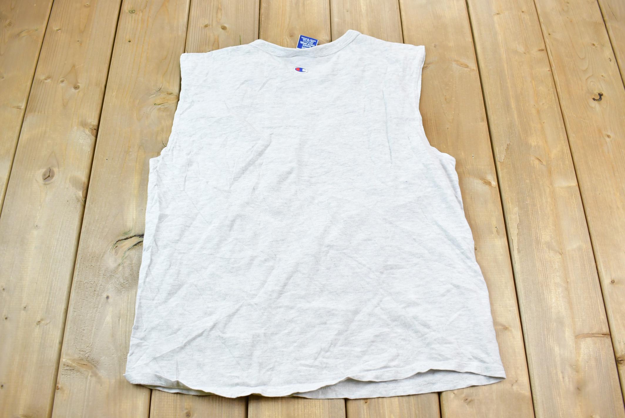 Vintage 1990a New England Patriots Champion Sportswear Graphic Sleeveless T-shirt