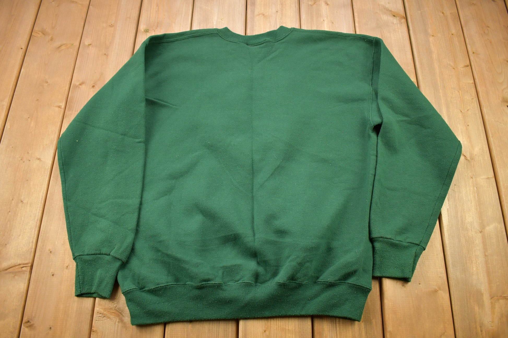 Vintage 1990s Branson University Collegiate Crewneck / Embroidered / Made In USA / Sportswear / Americana