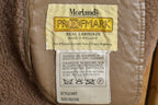 Vintage 1980s Morlands Lambskin Sheerling Leather Jacket