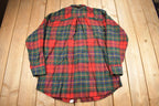 Vintage 1990s Woolrich Button Up Plaid Flannel Shirt