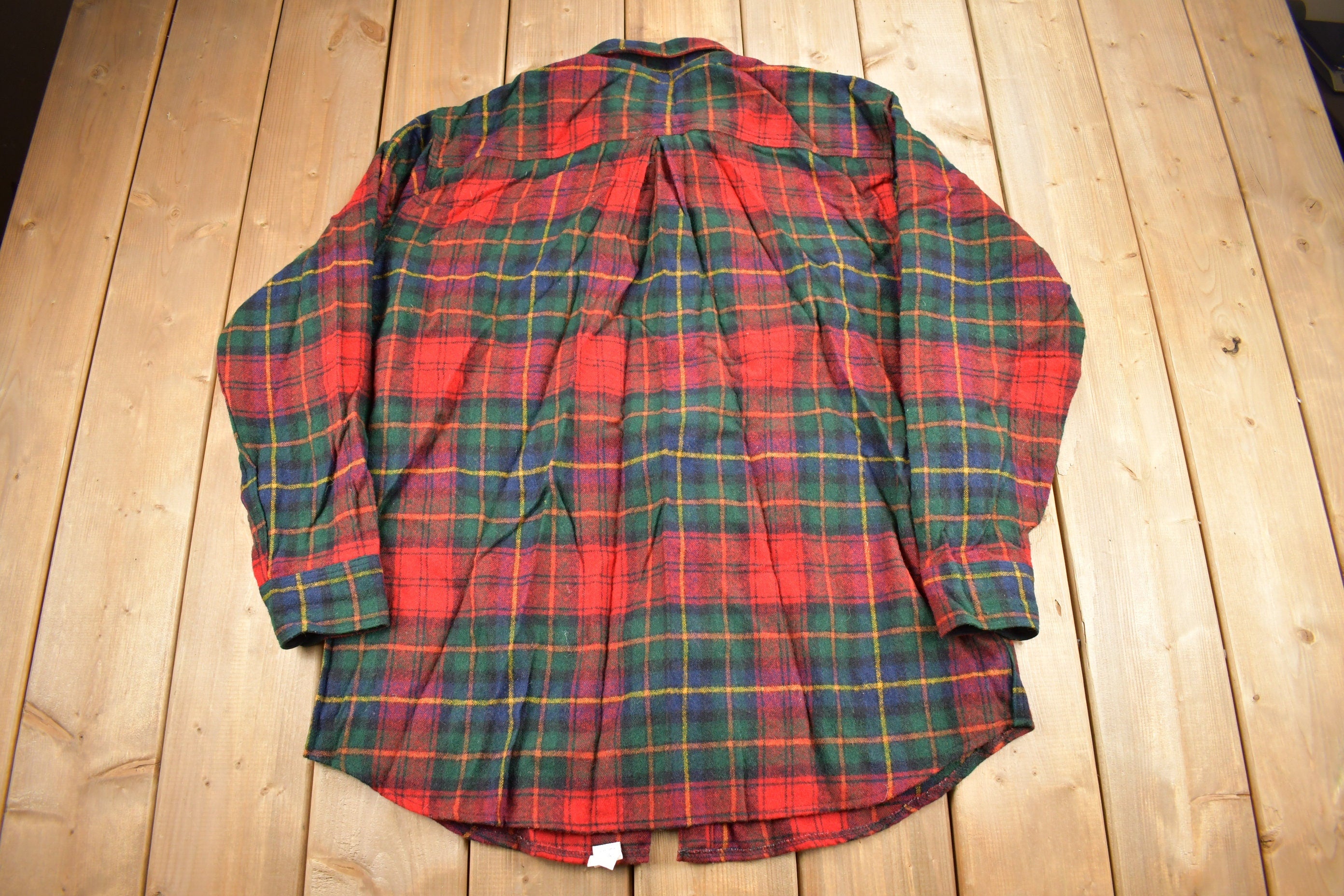 Vintage 1990s Woolrich Button Up Plaid Flannel Shirt