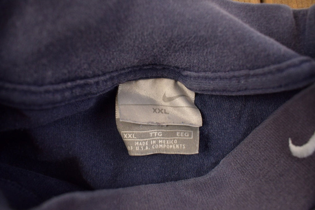 Vintage 1990s Nike Embroidered Mini Swoosh Long Sleeve Sweatshirt