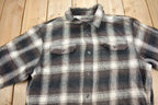 Vintage 1990s Orvis Shadow Plaid Button Up Shirt