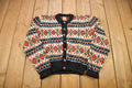 Vintage 1980s Bohrer Innsbruck Knitted Cardigan Sweater