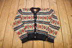Vintage 1980s Bohrer Innsbruck Knitted Cardigan Sweater