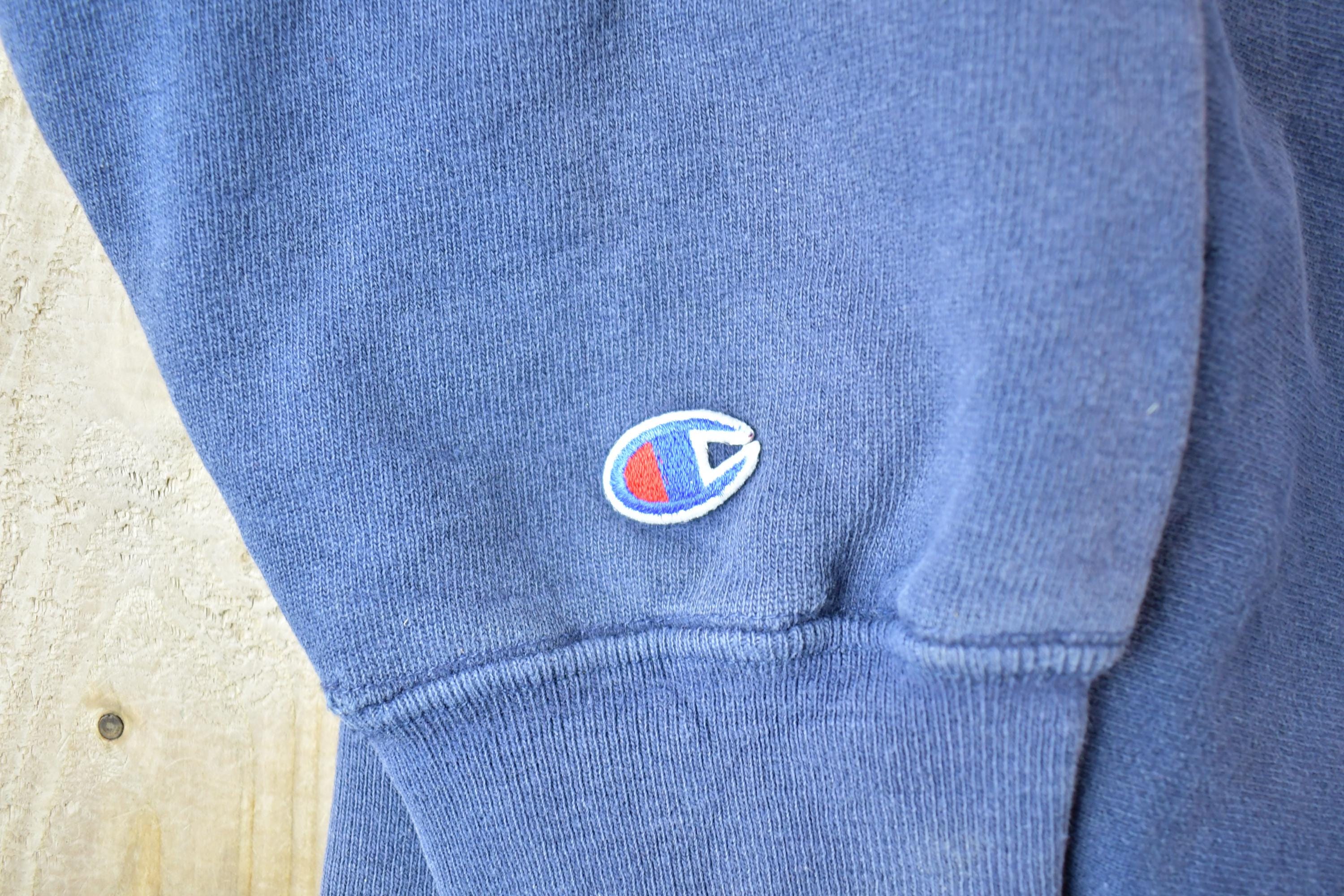 Vintage 1990s Bentley University Champion Reverse Weave Warm Up Sweatshirt
