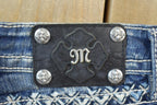Vintage Y2K Miss Me Bedazzled Low Rise Jeans Size 26x31