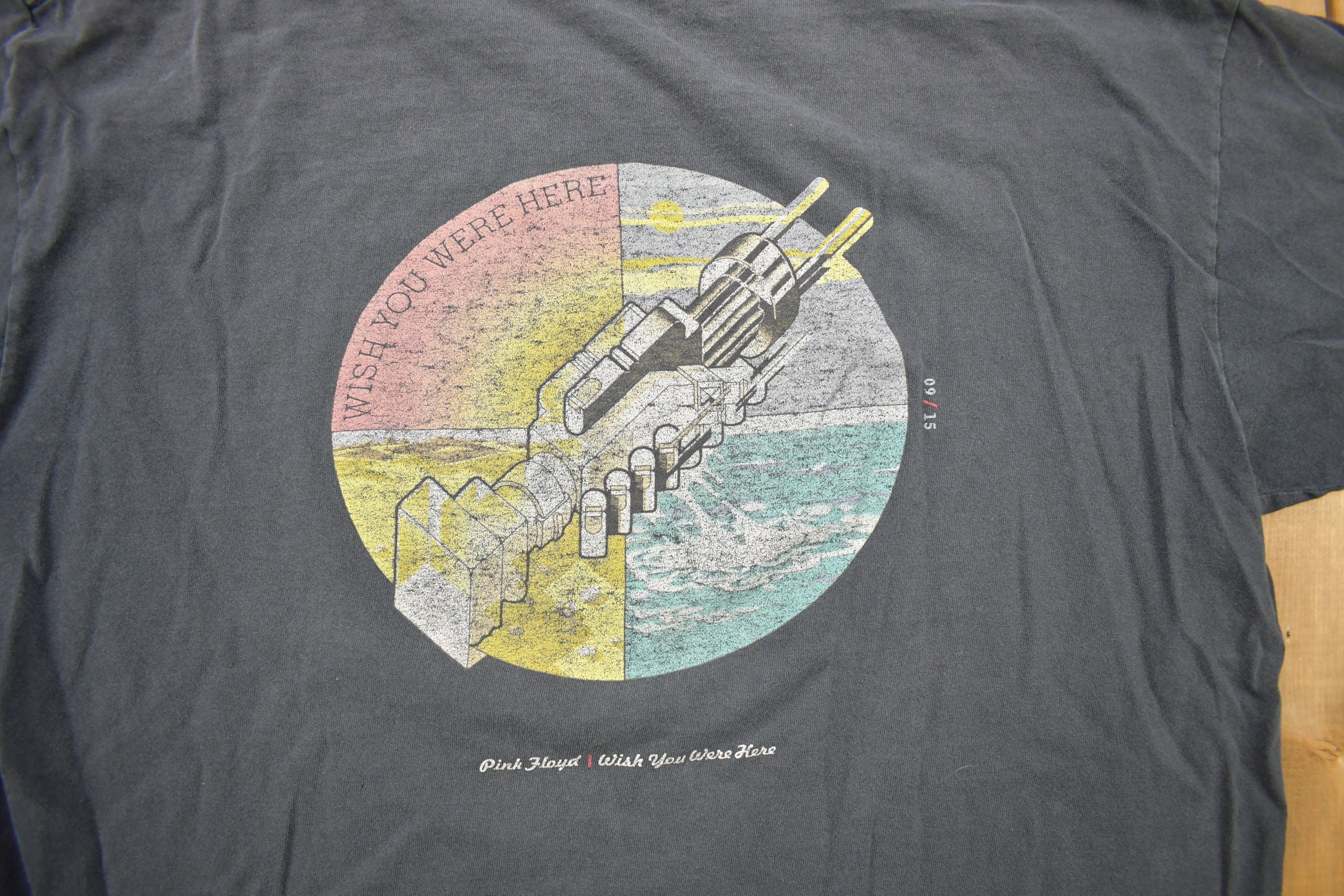 Vintage 1990s Pink Floyd Wish You Were Here Album Promo Band T-Shirt