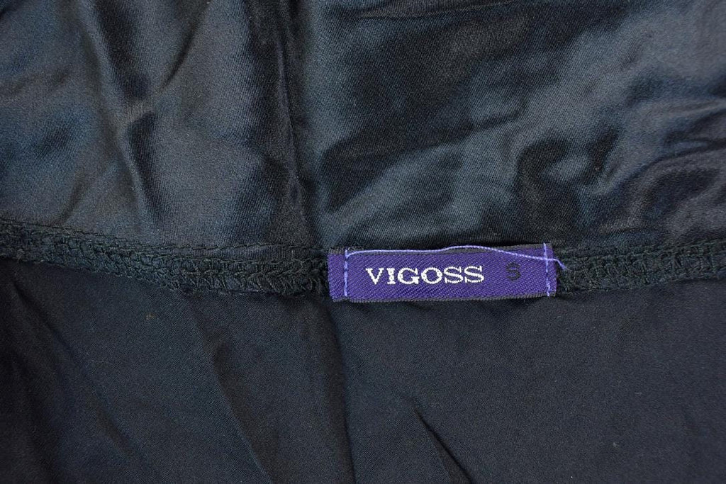 Women Vintage Vigoss Y2K T-Shirt Vigoss Grunge Skull Print / Contrast Stitch / Internet Famous Clothing / Over Dyed