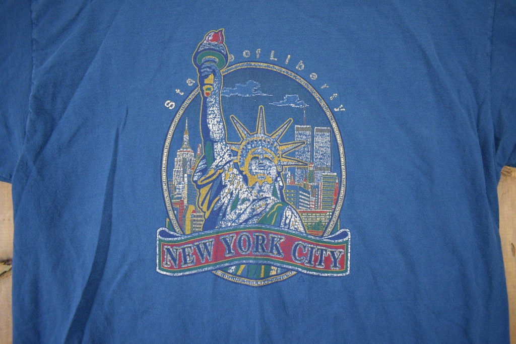 Vintage 1990s New York City Statue Of Liberty T Shirt