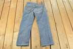 Vintage 1990s Levi's Denim Jeans Women's 27 x 26 / Relaxed Fit / 90s Levi's / Distressed Sun Faded Jeans