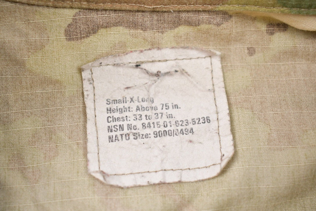 Vintage Military Zip Up Shirt