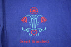 Vintage 1990 Cute Grandma Snap Cardigan Sweatshirt