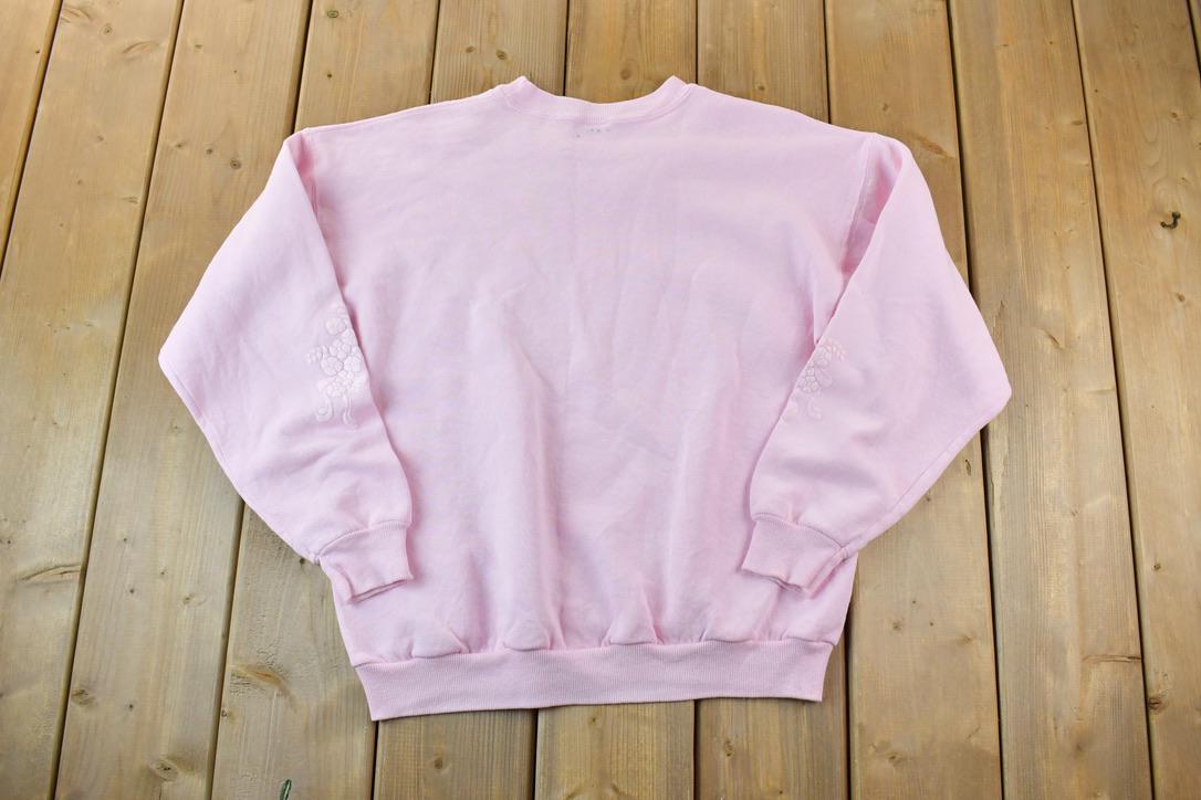 Vintage 1990s Cute Floral Crewneck Sweater