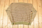 Vintage 1990s S A Bank Knit Crewneck Sweater Men's L