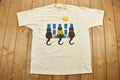 Vintage 1990s Cute Cat Theme Graphic T-Shirt