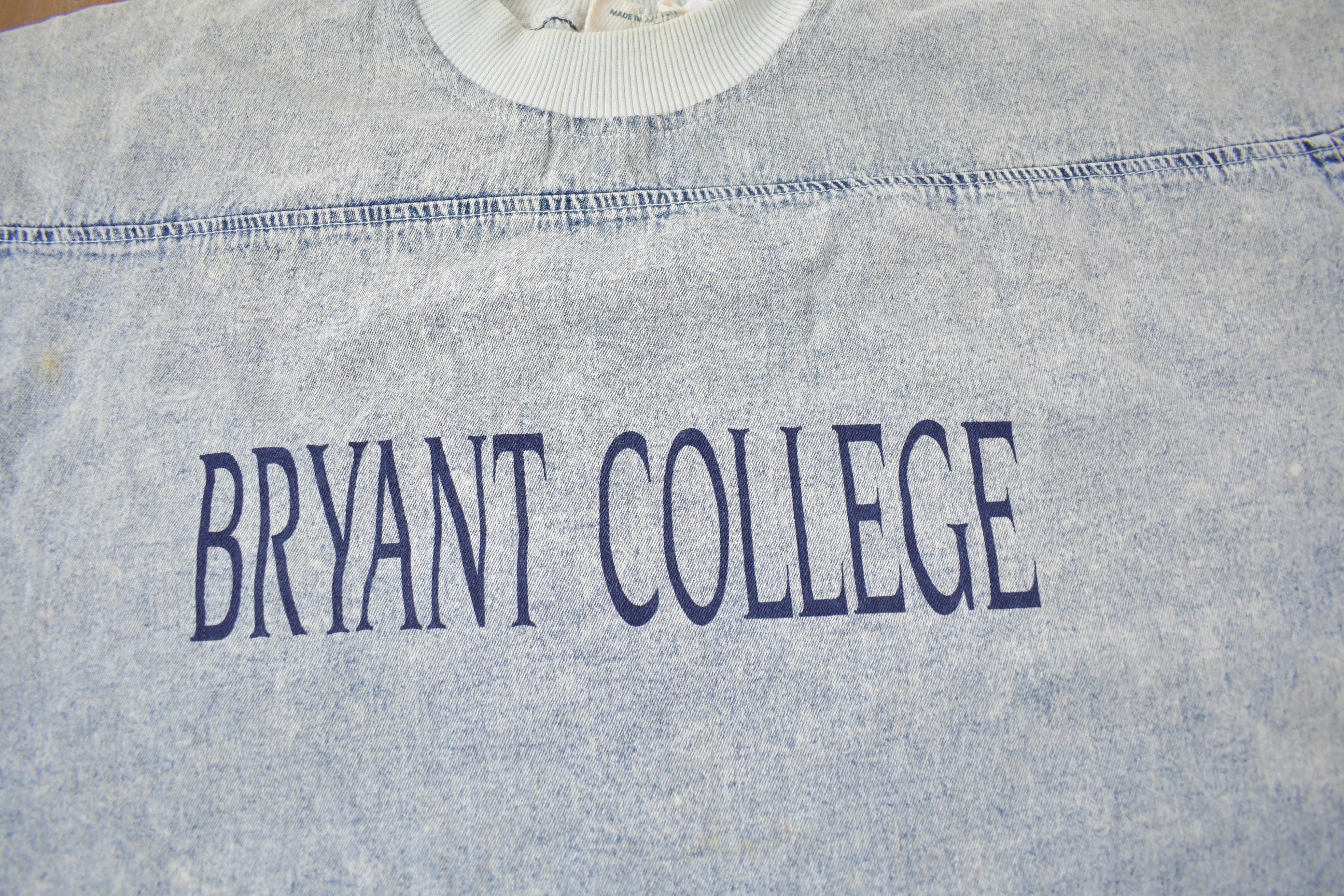 Vintage 1990s Bryant College Denim Heavyweight Shirt