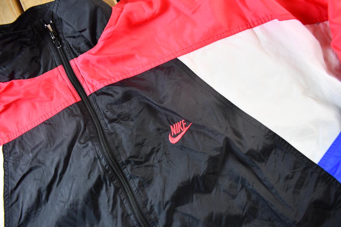Vintage 1990s Nike Color Block Windbreaker Jacket