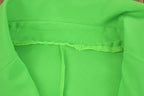 Vintage 1980s Neon Green High Cropped Blazer